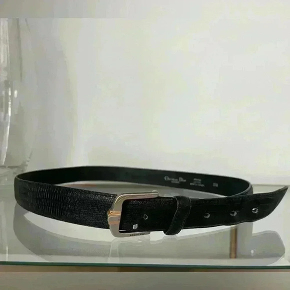 Christian Dior Monsieur Vintage Leather Belt - Picture 1 of 4